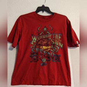 Worship The Sun Speedo T-Shirt Size Medium